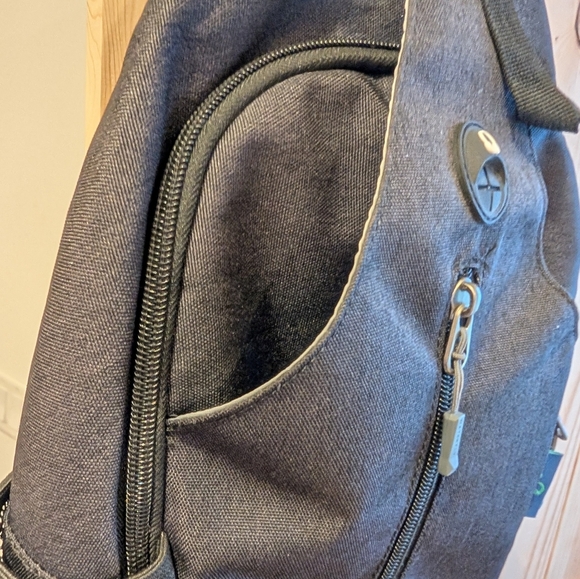 Waterfly Crossbody Sling Backpack with Durable Fabric and Single Strap Design - Picture 6 of 7